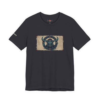 Capricorn - Gothic Zodiac T-Shirt. Zodiac in the Shadows