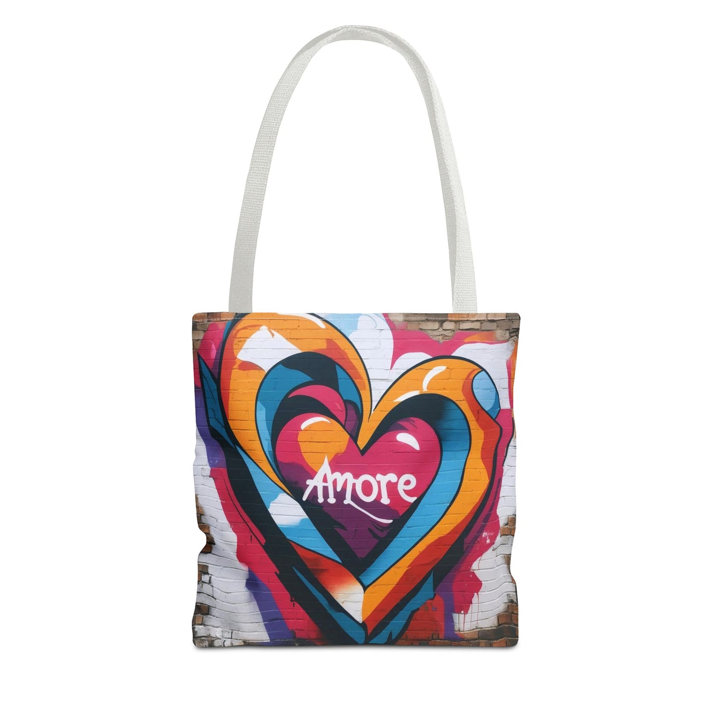 Artistic Surge - Eco-Friendly Canvas Tote Bag - HEART