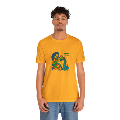 AQUARIUS - T-shirt, The Zodiac in Colors