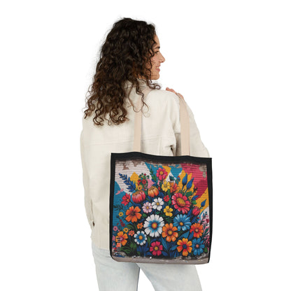 Artistic Surge - Eco-Friendly Canvas Tote Bag - FLOWERS