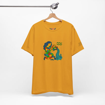 AQUARIUS - T-shirt, The Zodiac Signs According to Saint Phalle