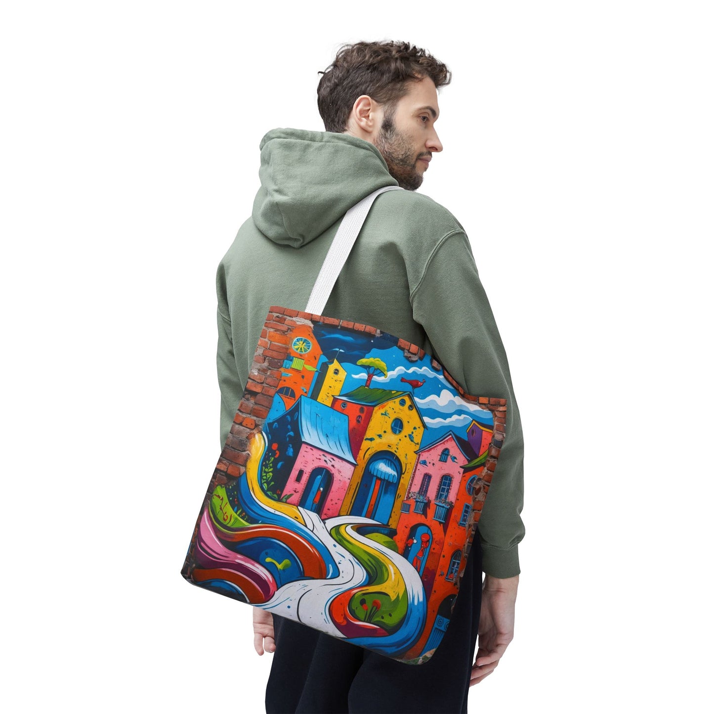 Artistic Surge - Eco-Friendly Canvas Tote Bag - HOUSES