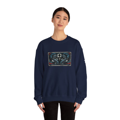 Pisces - Gothic Zodiac Blue Sweatshirt