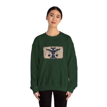 Libra - Gothic Zodiac Blue Sweatshirt