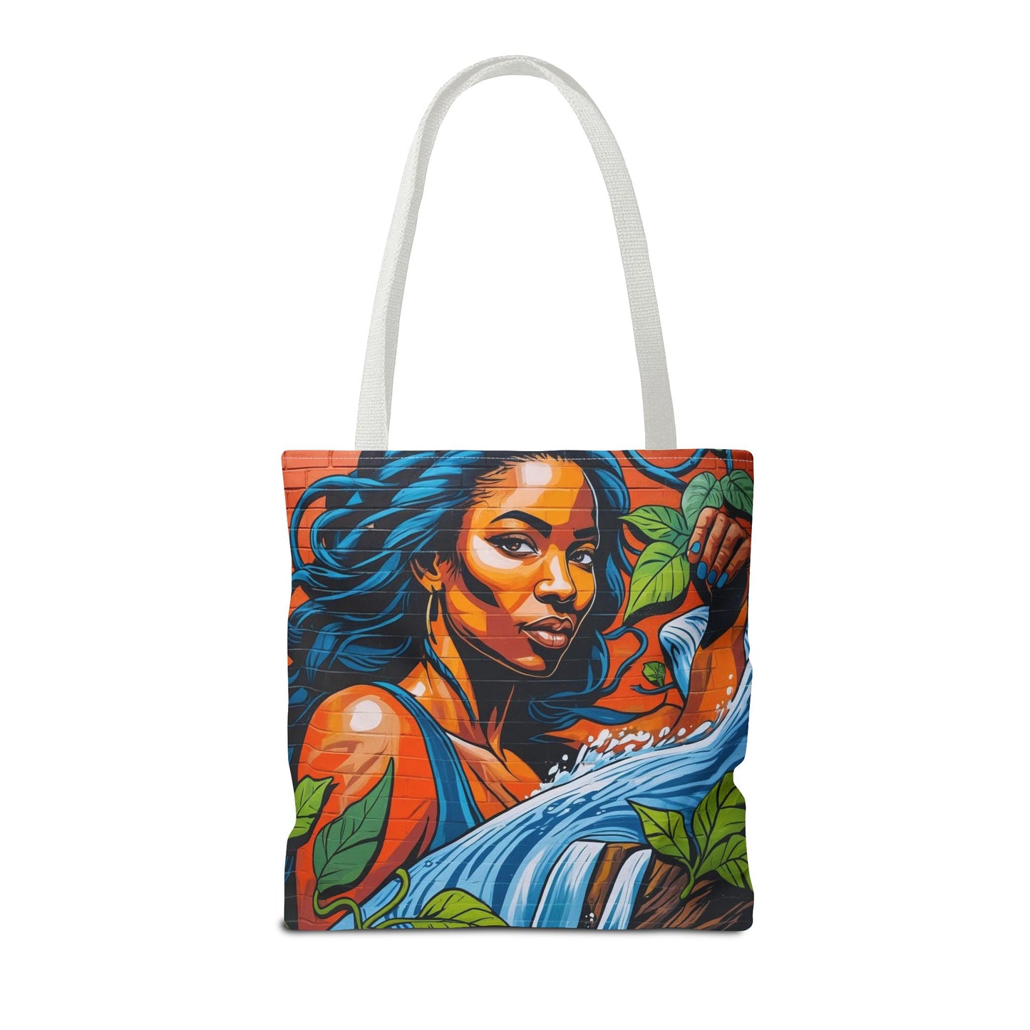Artistic Surge - Eco-Friendly Canvas Tote Bag - WOMAN WITH WATER