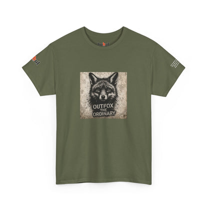 Rebel Graphic Tee - Unisex Heavy Cotton T-Shirt for the Wild at Heart. Rebel Tees, Born to Be Worn - Outfox The Ordinary