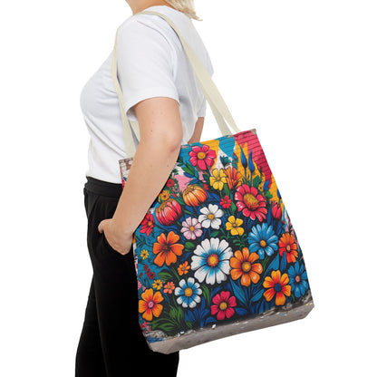 Artistic Surge - Eco-Friendly Canvas Tote Bag - FLOWERS