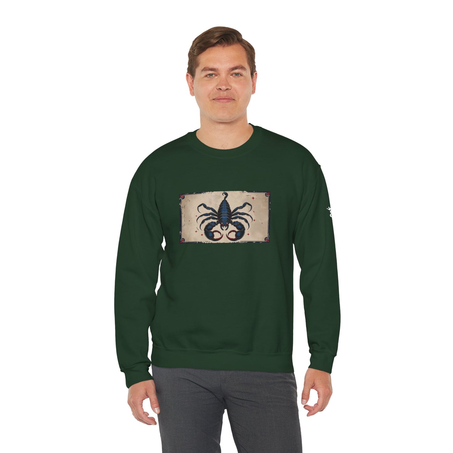 Scorpio - Gothic Zodiac Blue Sweatshirt