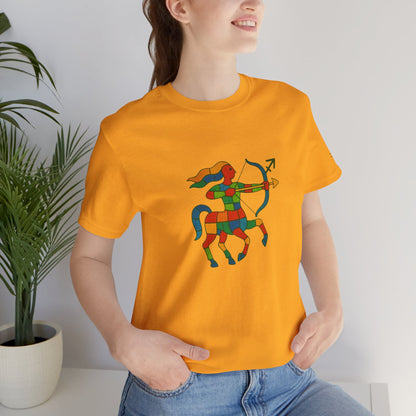 SAGITTARIUS - T-shirt, The Zodiac in Colors