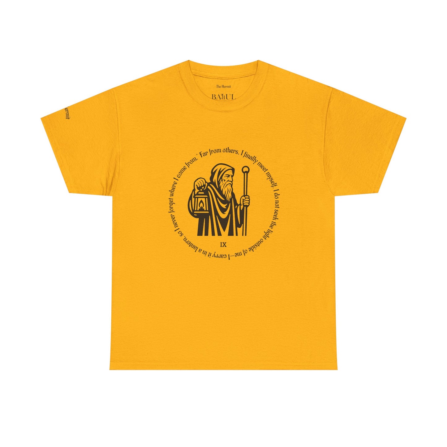 The Hermit - ArcanaPop T-Shirt – Where Tarot Magic Meets Pop Art