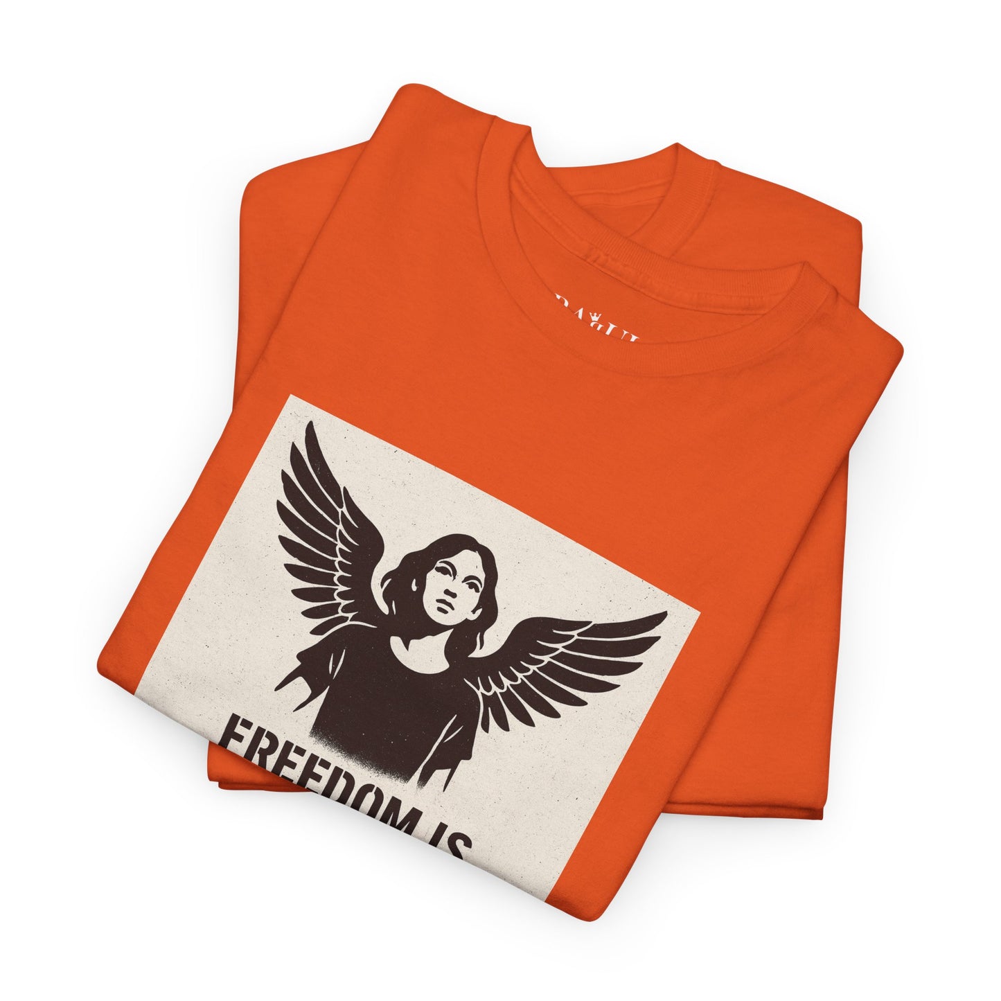 Rebel Graphic Tee - Unisex Heavy Cotton T-Shirt for the Wild at Heart. Rebel Tees, Born to Be Worn - FREEDOM IS NON-NEGOTIABLE