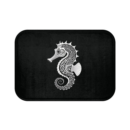 Tribal Bath Mat. Ocean Energy, Tribal Style