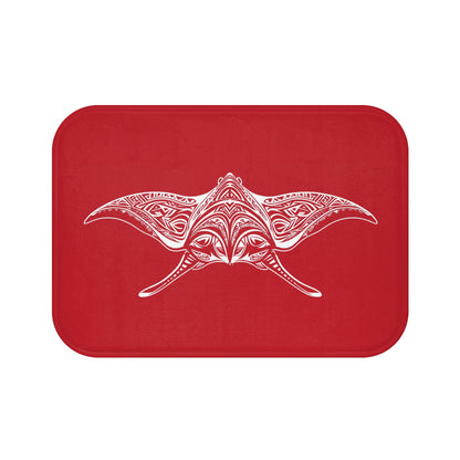 Tribal Bath Mat. Ocean Energy, Tribal Style