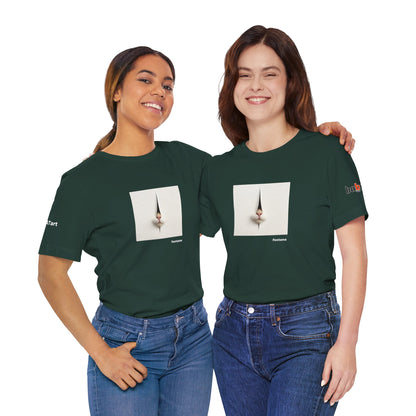 CATART Unisex Jersey Cat T-Shirt - FONTANA - Iconic Painting Reimagined with Cats