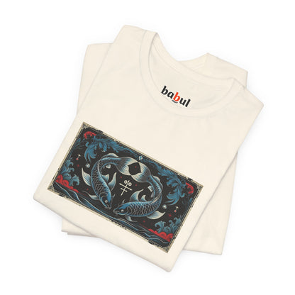Pisces - Gothic Zodiac T-Shirt. Zodiac in the Shadows
