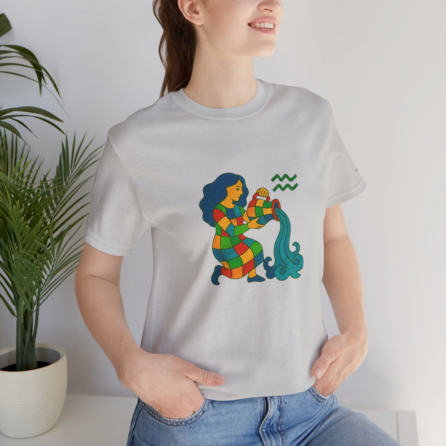 AQUARIUS - T-shirt, The Zodiac in Colors