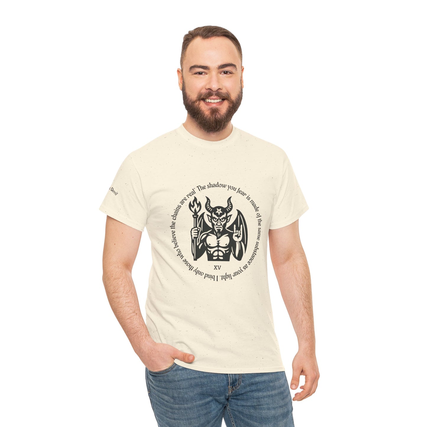 The Devil - ArcanaPop T-Shirt – Where Tarot Magic Meets Pop Art