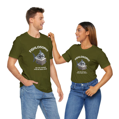 Fishlosophy Unisex Jersey Short Sleeve Tee –  See the vastness even in small spaces