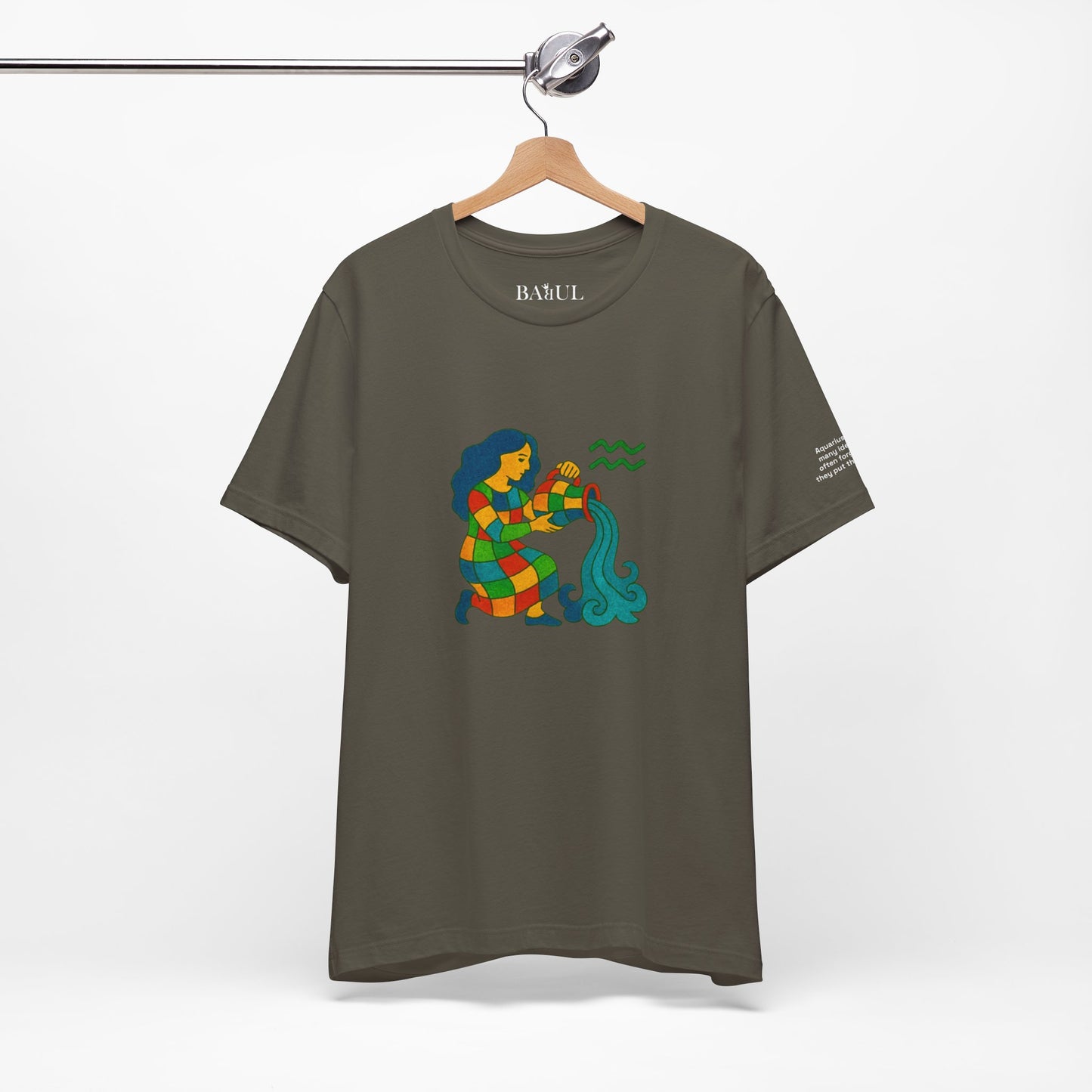 AQUARIUS - T-shirt, The Zodiac in Colors