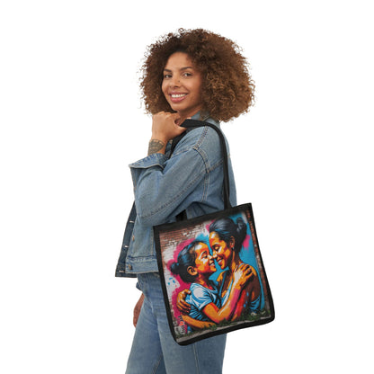 Artistic Surge - Eco-Friendly Canvas Tote Bag - SMILING HUG