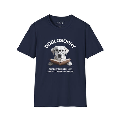 Doglosophy  Unisex Softstyle T-Shirt - "The Best Things in Life" Design
