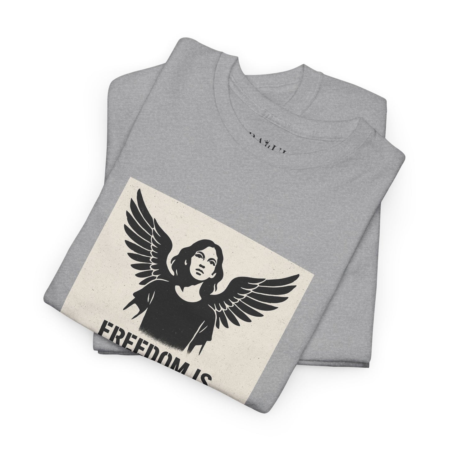 Rebel Graphic Tee - Unisex Heavy Cotton T-Shirt for the Wild at Heart. Rebel Tees, Born to Be Worn - FREEDOM IS NON-NEGOTIABLE