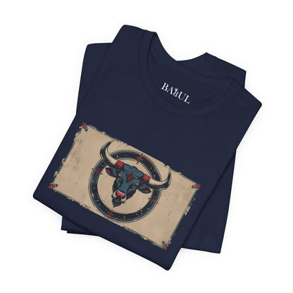 Taurus - Gothic Zodiac T-Shirt. Zodiac in the Shadows