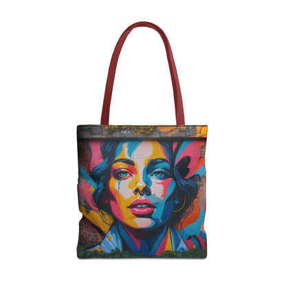 Artistic Surge - Eco-Friendly Canvas Tote Bag - WOMAN'S FACE