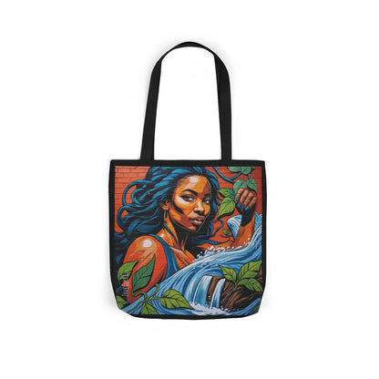 Artistic Surge - Eco-Friendly Canvas Tote Bag - WOMAN WITH WATER