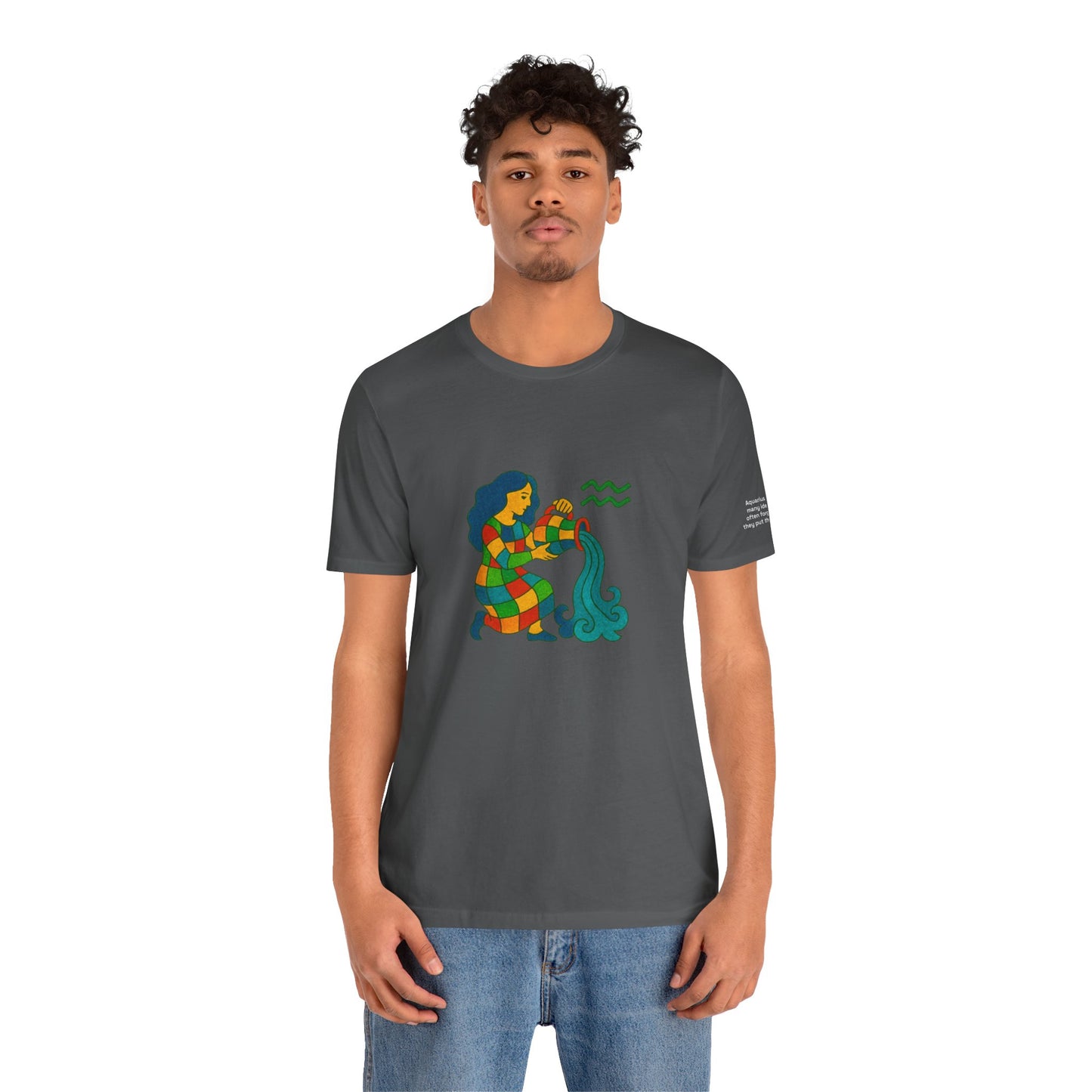 AQUARIUS - T-shirt, The Zodiac Signs According to Saint Phalle