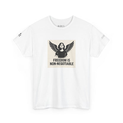 Rebel Graphic Tee - Unisex Heavy Cotton T-Shirt for the Wild at Heart. Rebel Tees, Born to Be Worn - FREEDOM IS NON-NEGOTIABLE