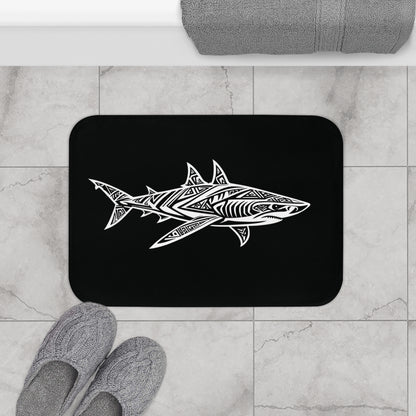 Tribal Bath Mat. Ocean Energy, Tribal Style