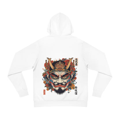 Bold Oni Mask Hoodie - Japanese Irezumi Tattoo Art Streetwear