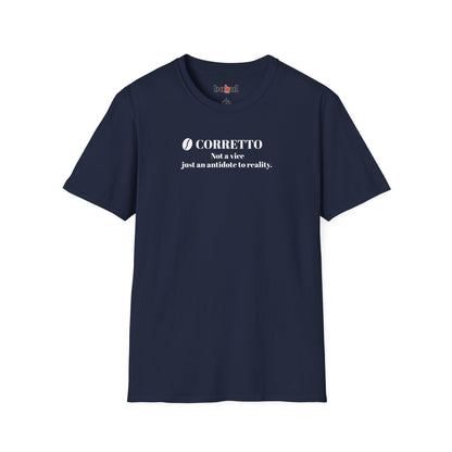 CoffeeTherapy T-Shirt – Irony Is the Best Cure (Right After Coffee)
