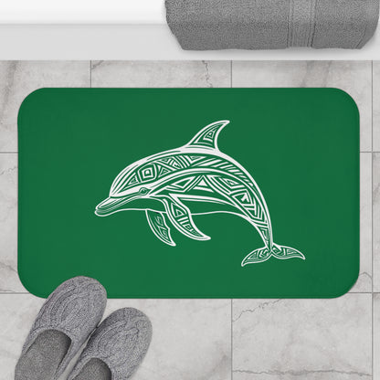 Tribal Bath Mat. Ocean Energy, Tribal Style