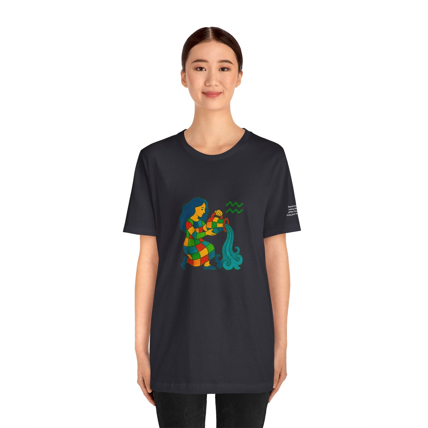 AQUARIUS - T-shirt, The Zodiac Signs According to Saint Phalle