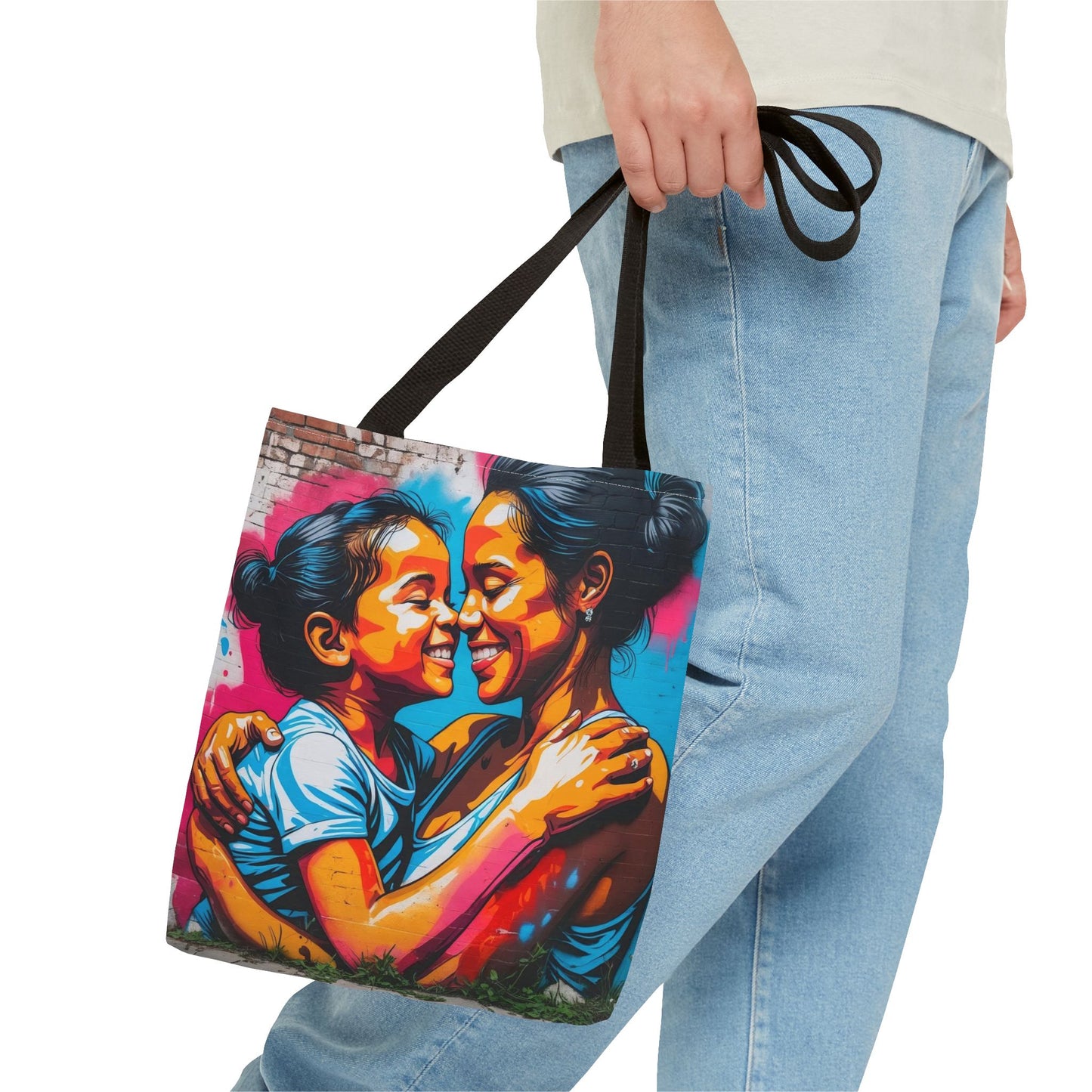 Artistic Surge - Eco-Friendly Canvas Tote Bag - SMILING HUG