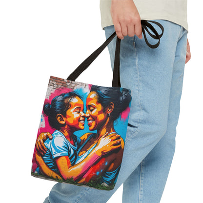 Artistic Surge - Eco-Friendly Canvas Tote Bag - SMILING HUG