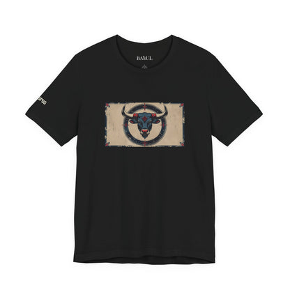 Taurus - Gothic Zodiac T-Shirt. Zodiac in the Shadows