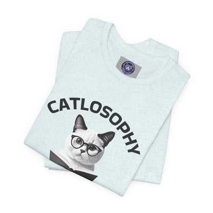 Catlosophy Unisex Jersey Short Sleeve Tee –  "Resting isn't Lazy" Design