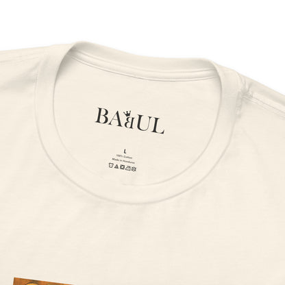 CATART Unisex Jersey Cat T-Shirt - KLIMT - Iconic Painting Reimagined with Cats