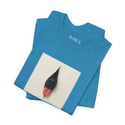 DOGART Unisex Jersey Dog T-Shirt - FONTANA - Iconic Painting Reimagined with Dogs