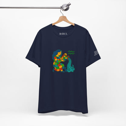 AQUARIUS - T-shirt, The Zodiac in Colors