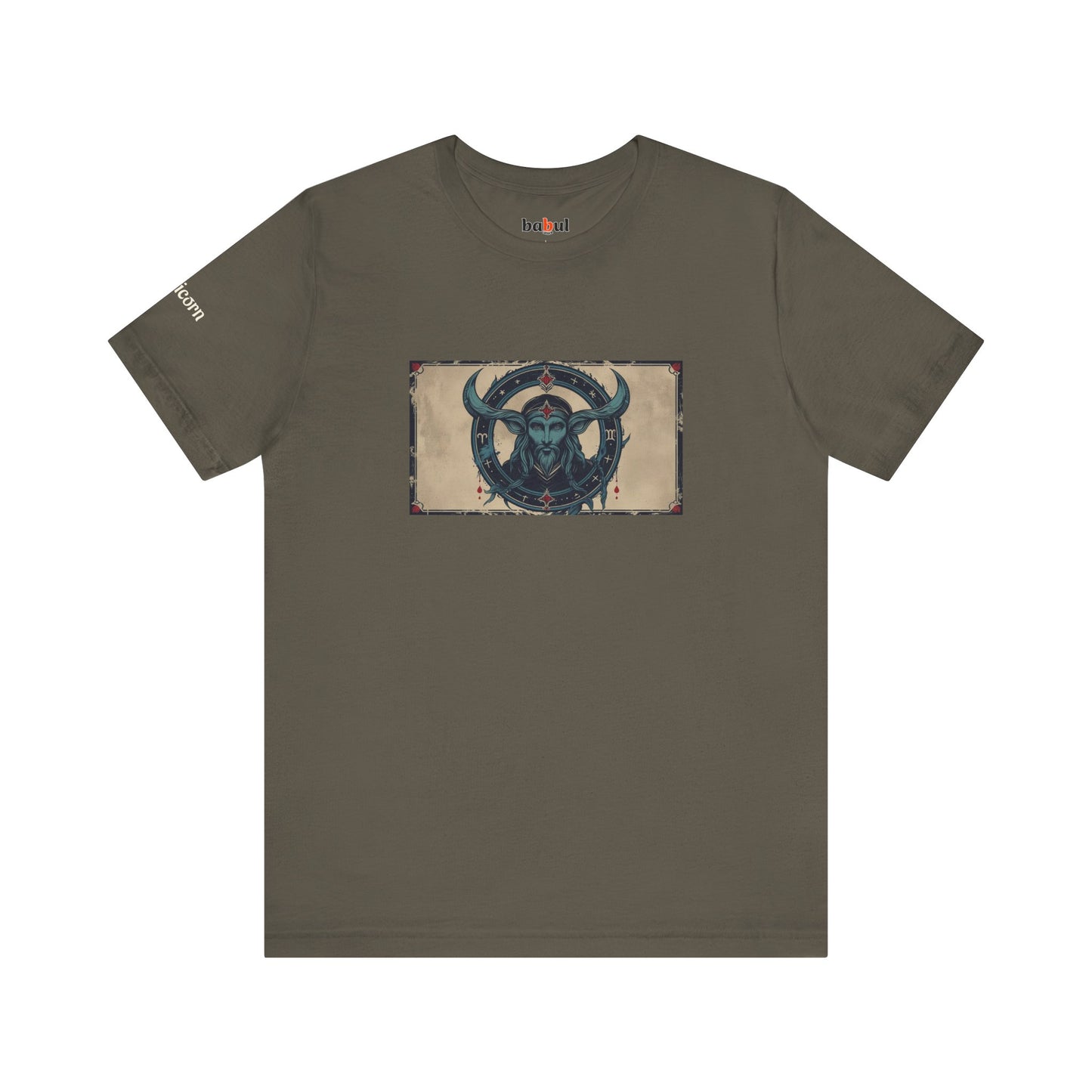 Capricorn - Gothic Zodiac T-Shirt. Zodiac in the Shadows