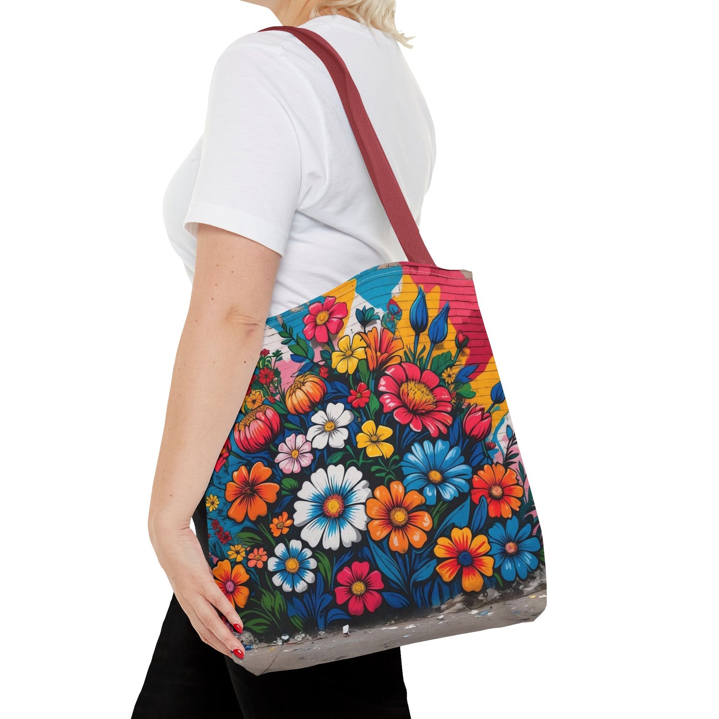 Artistic Surge - Eco-Friendly Canvas Tote Bag - FLOWERS