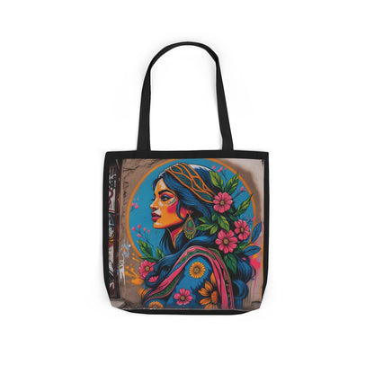 Artistic Surge - Eco-Friendly Canvas Tote Bag - FLOWERED WOMAN