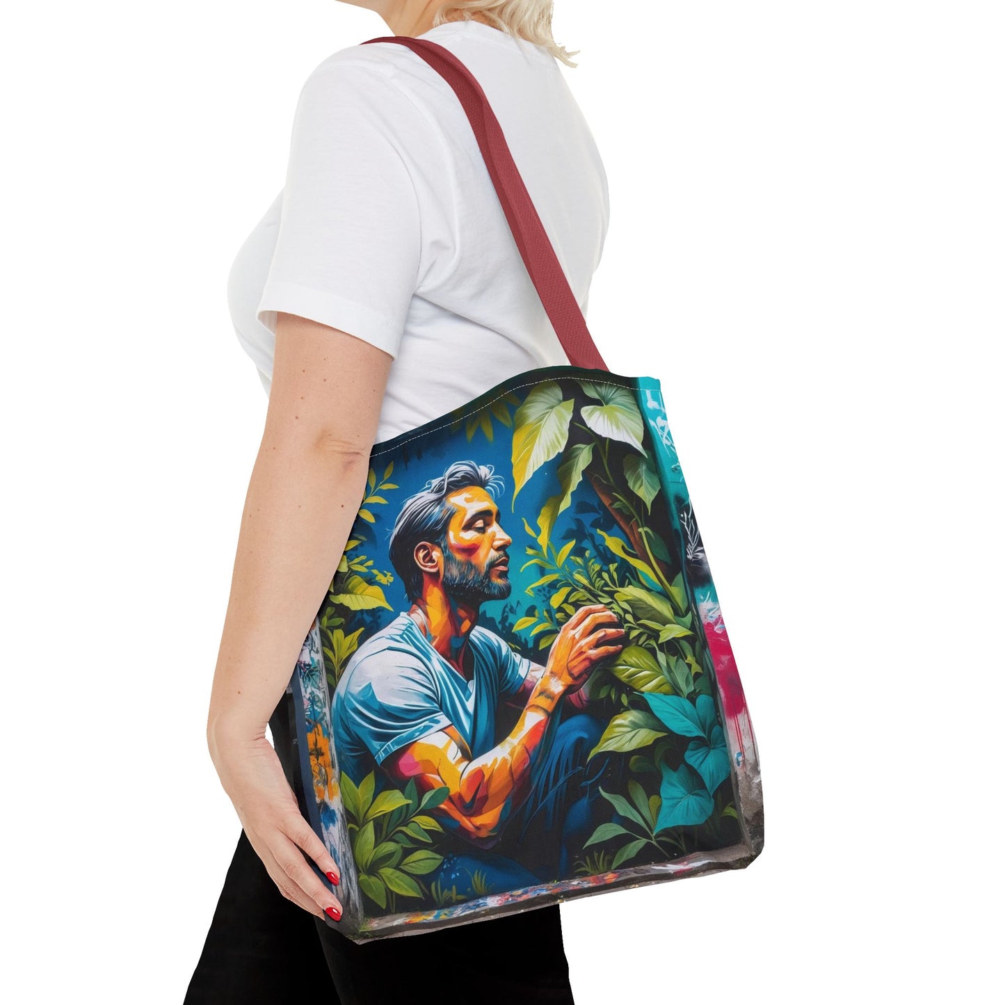 Artistic Surge - Eco-Friendly Canvas Tote Bag - LOVE FOR NATURE