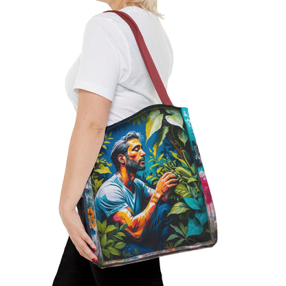 Artistic Surge - Eco-Friendly Canvas Tote Bag - LOVE FOR NATURE