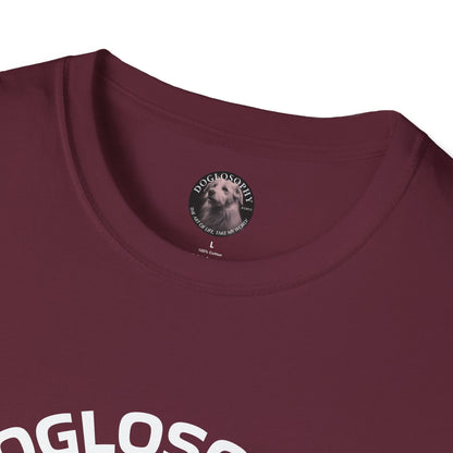 Doglosophy  Unisex Softstyle T-Shirt - "Happiness is a Warm Sunbeam" Design