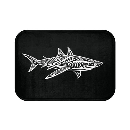 Tribal Bath Mat. Ocean Energy, Tribal Style